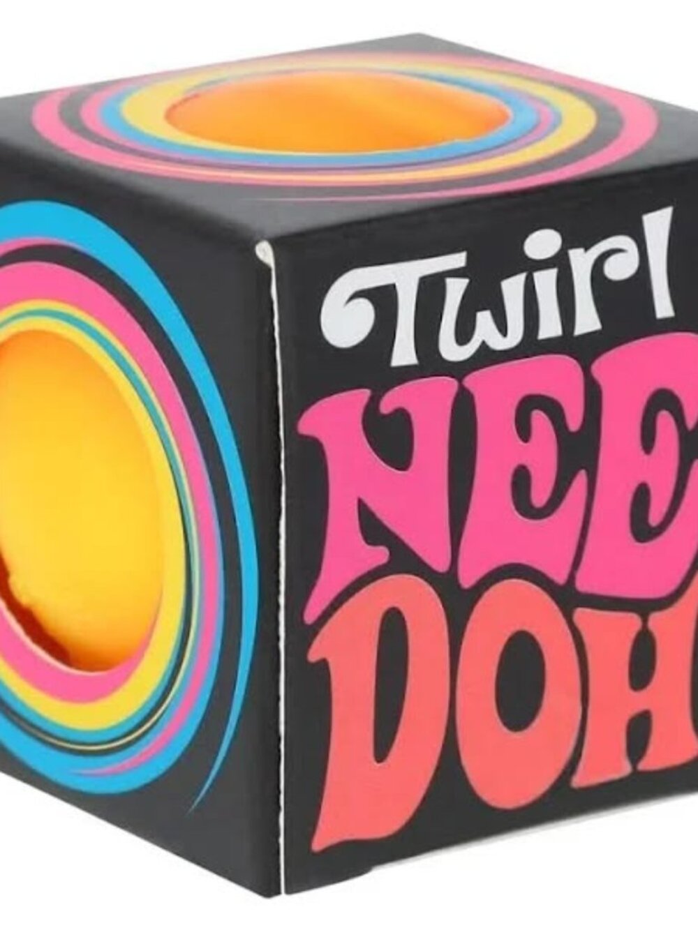NeeDoh Twirl - YELLOW | The Groovy Glob Teenie Squish Toy - NIB!